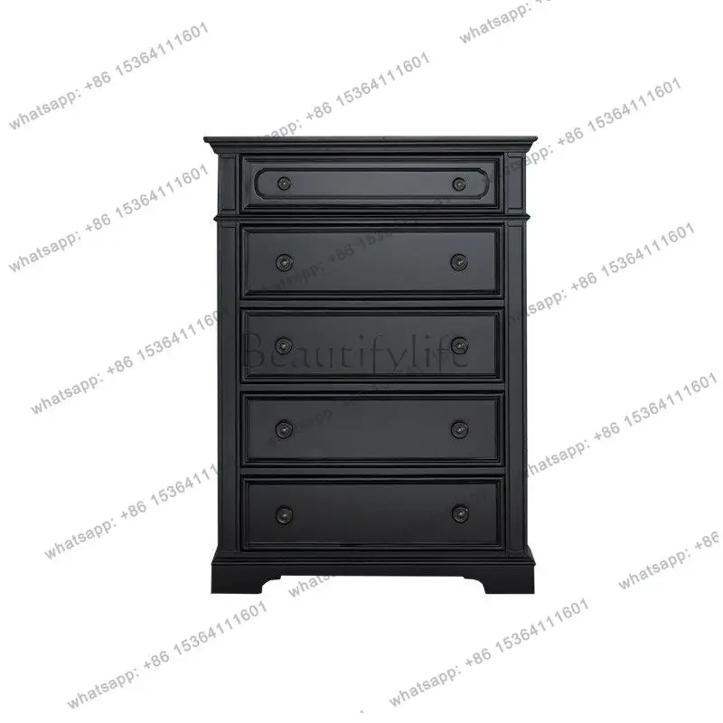 American Country Solid Wood Cabinet Bedroom Storage Locker Simple Modern Light Luxury Drawer Cabinet
American Country Solid Wood Cabinet Bedroom Storage Locker Simple Modern Light Luxury Drawer Cabinet