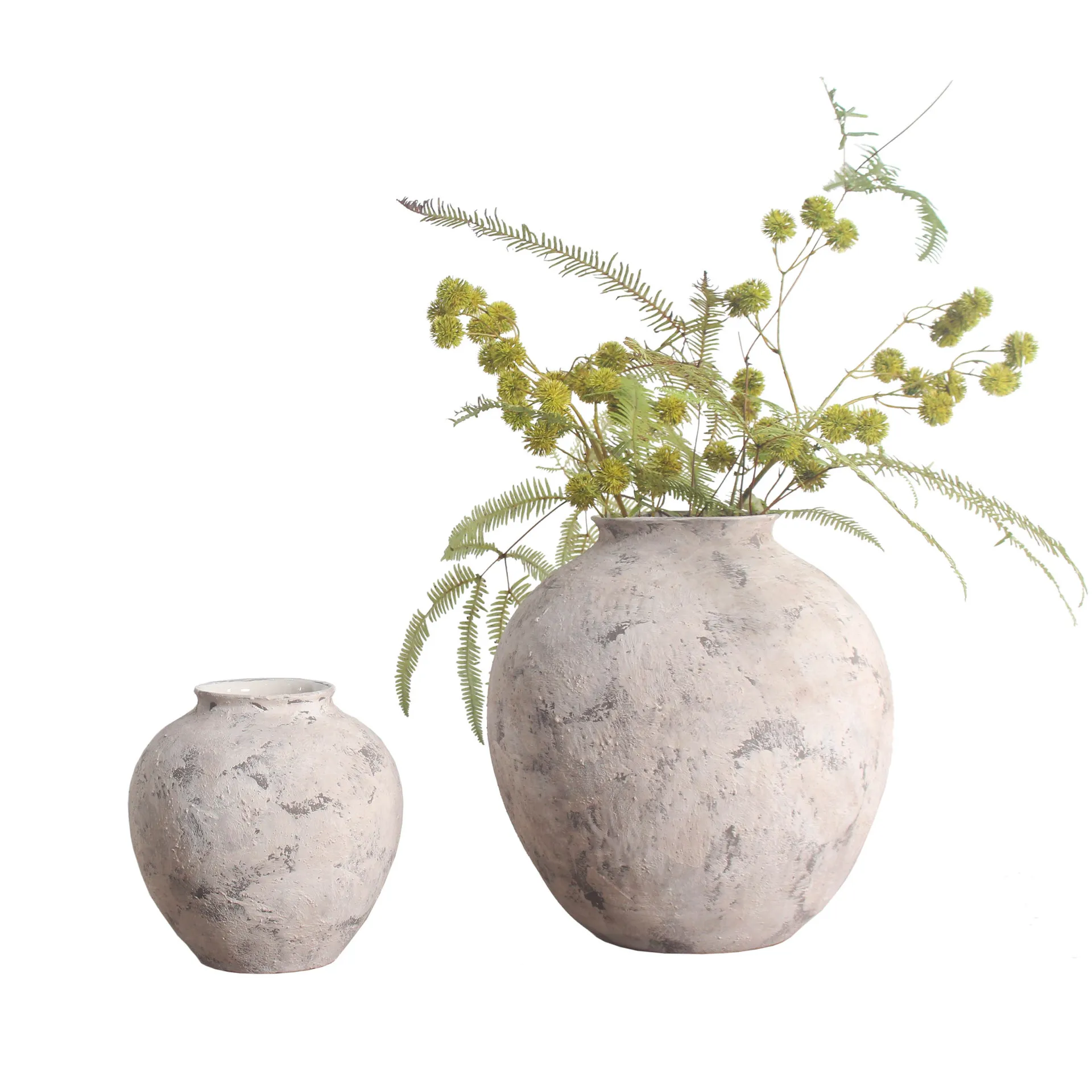 Wabi Sand Wind Round Belly Ceramic Vase Ornament Homestay Living Room Flower Arrangement Retro Pottery Pot
Wabi Sand Wind Round Belly Ceramic Vase Ornament Homestay Living Room Flower Arrangement Retro Pottery Pot