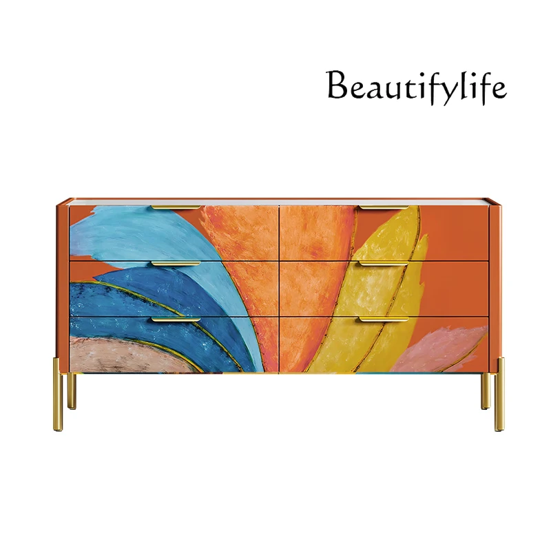 Light luxury storage villa home high-end decoration dining side cabinet designer home simple
Light luxury storage villa home high-end decoration dining side cabinet designer home simple