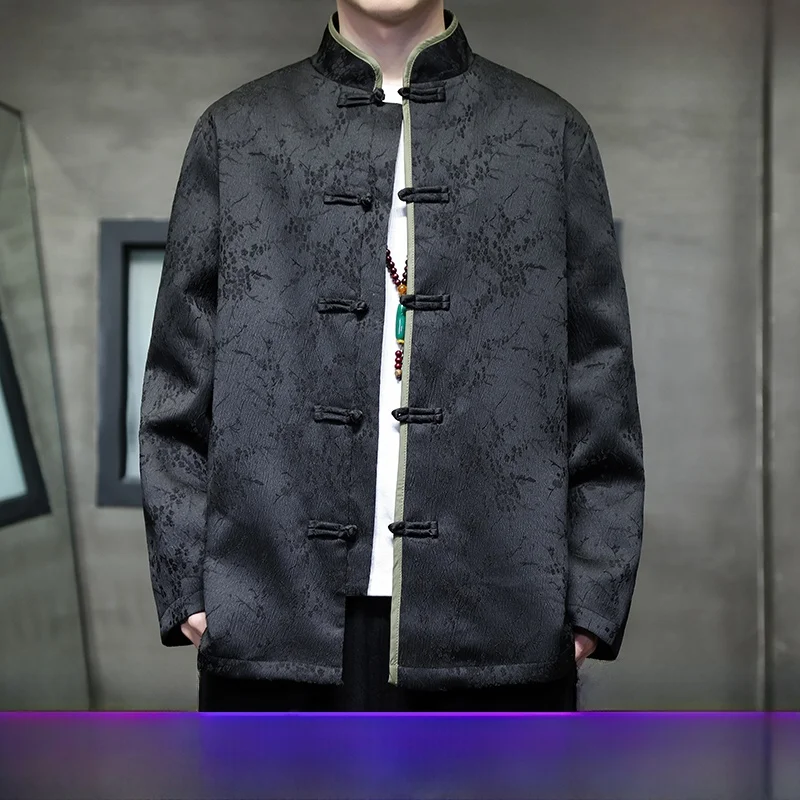 Loose Men's Jaet Coat New Chinese Sle Stand Collar Autumn New Sle Button National Sle Youth ular Outerwear
Loose Men's Jaet Coat New Chinese Sle Stand Collar Autumn New Sle Button National Sle Youth ular Outerwear