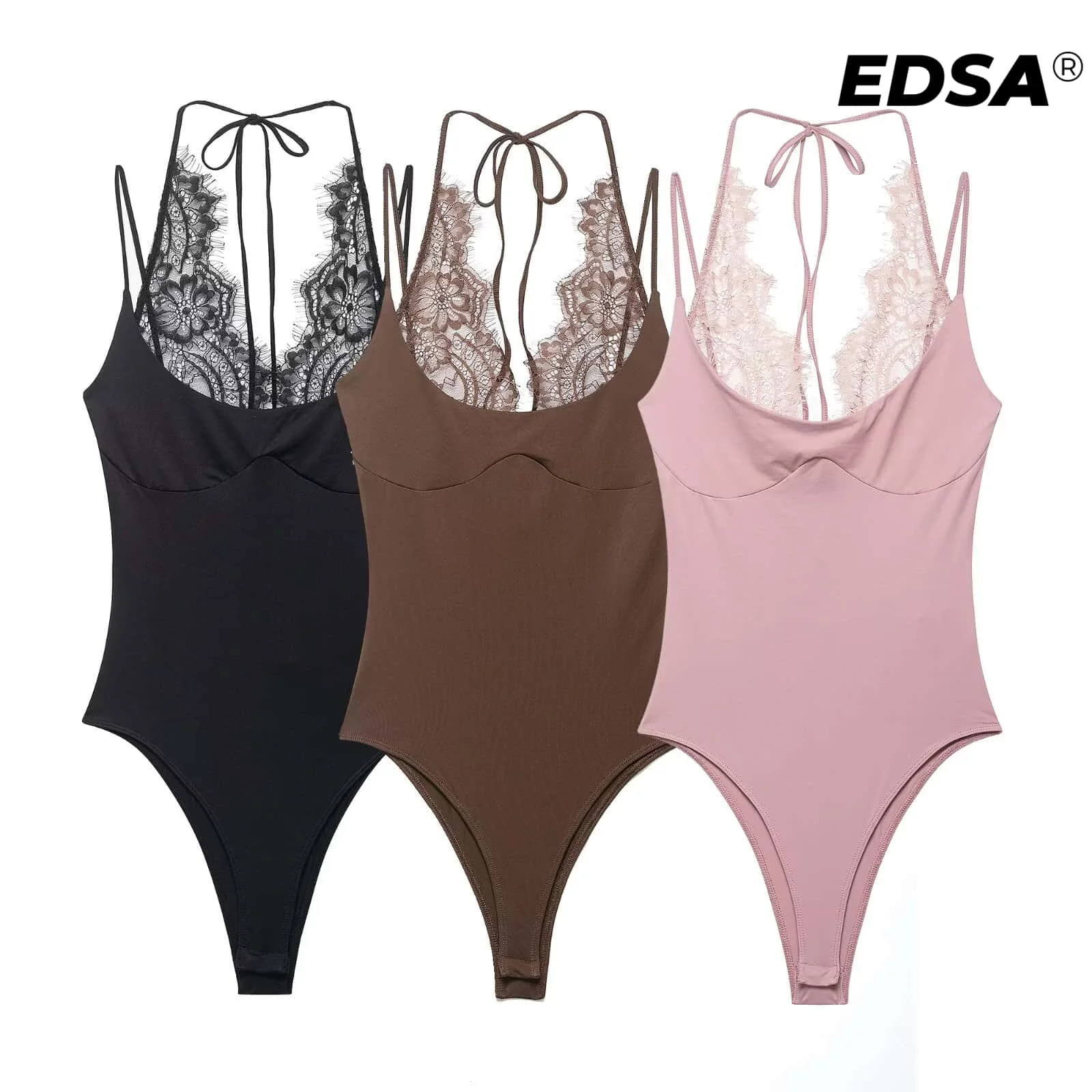 Женский комбинезон EDSA с вырезом халтер, регулируемой кружевной отделкой, тонкими бретелями и застежками на кнопках, весна-лето
Женский комбинезон EDSA с вырезом халтер, регулируемой кружевной отделкой, тонкими бретелями и застежками на кнопках, весна-лето