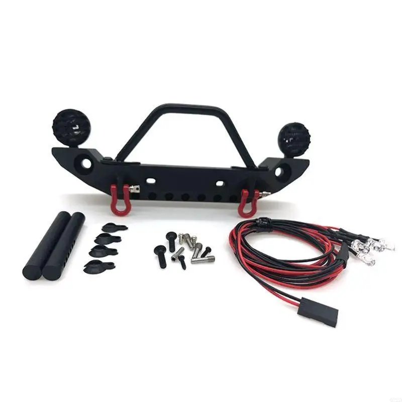Q22D Universal Durable Alloy Remote Car Crawler Front Rear Bumpers with 2 LED Lights Suitable for 1/10 Remote Car Crawler
Q22D Universal Durable Alloy Remote Car Crawler Front Rear Bumpers with 2 LED Lights Suitable for 1/10 Remote Car Crawler