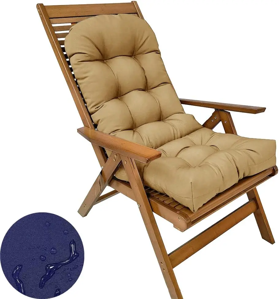 Waterproof Adironda & Rochair Cushion Indoor And Outdoor High Ba Patio Cushions With Ties 43.3 X 19.7 H(Without Chair) (Coffee,
Waterproof Adironda & Rochair Cushion Indoor And Outdoor High Ba Patio Cushions With Ties 43.3 X 19.7 H(Without Chair) (Coffee,