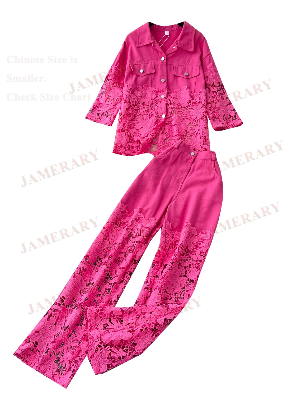 Лето-Осенний комплект из двух предметов для женщин, свободные повседневные кружевные топы с вышивкой, джинсовые рубашки, широкие брюки, длинные брюки, комплект из 2 предметов
Лето-Осенний комплект из двух предметов для женщин, свободные повседневные кружевные топы с вышивкой, джинсовые рубашки, широкие брюки, длинные брюки, комплект из 2 предметов