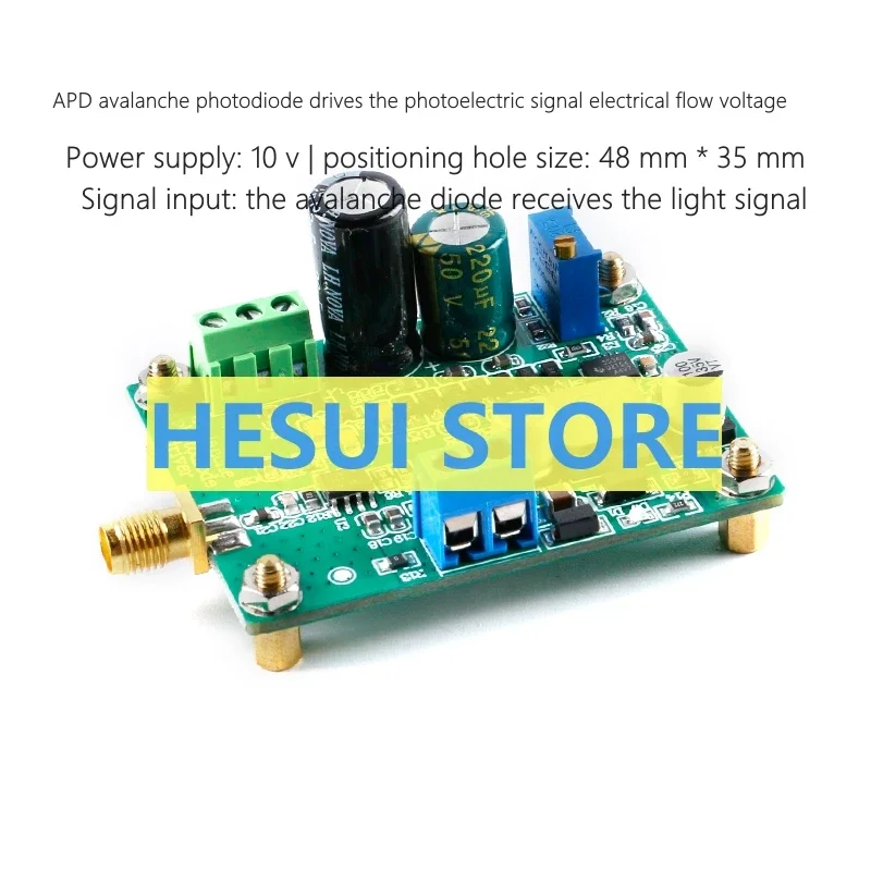 Photoelectric IV conversion amplifier module APD avalanche photodiode drives photoelectric signal electrical flow voltage
Photoelectric IV conversion amplifier module APD avalanche photodiode drives photoelectric signal electrical flow voltage