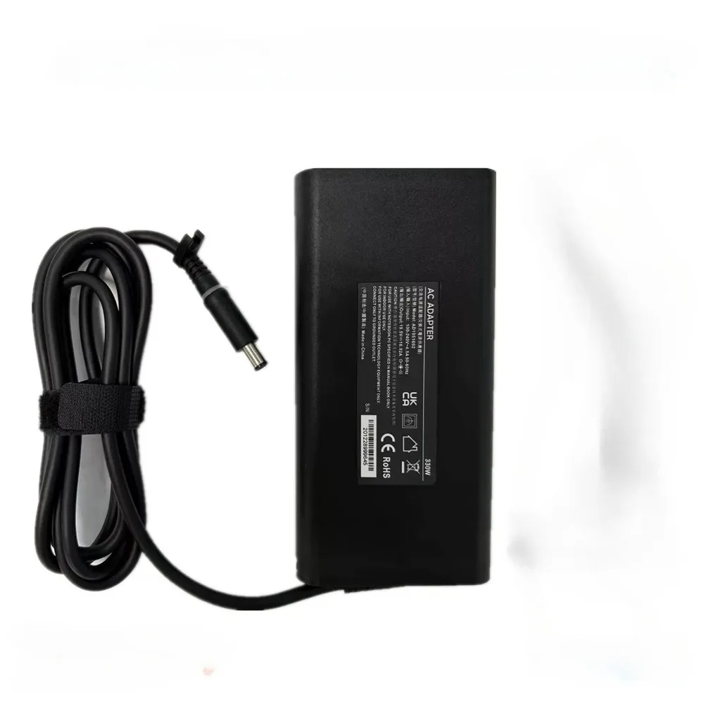 Slim 330W 16.92A 19.5V Charger for DELL Alienware M17 M18X X17 X51 Area-51m G15 G16 5530 7630 7620 DA330PM190 LA330PM190 DA330PM
Slim 330W 16.92A 19.5V Charger for DELL Alienware M17 M18X X17 X51 Area-51m G15 G16 5530 7630 7620 DA330PM190 LA330PM190 DA330PM