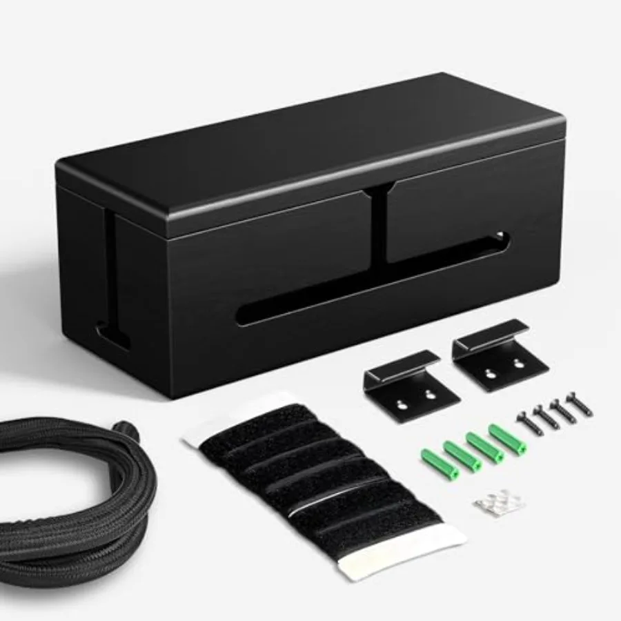 Large Cable Management Box-Stylish Wire Organizer Wire Concealer and Wire Management Box-Wire Management Box with Protective Sl
Large Cable Management Box-Stylish Wire Organizer Wire Concealer and Wire Management Box-Wire Management Box with Protective Sl