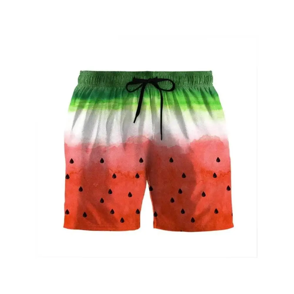 Men's 3D Watermelon Print Beach Shorts, Hawaiian Style Summer Vacation Sports Trunks
Men's 3D Watermelon Print Beach Shorts, Hawaiian Style Summer Vacation Sports Trunks