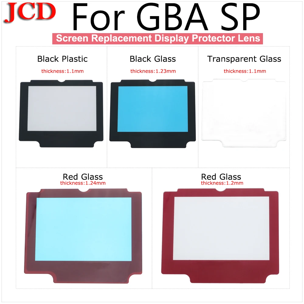 JCD New For GBA SP Lens protector for GameBoy Advance SP Glass Protection Panel Replacement Screen Lens Protector For GBA SP
JCD New For GBA SP Lens protector for GameBoy Advance SP Glass Protection Panel Replacement Screen Lens Protector For GBA SP