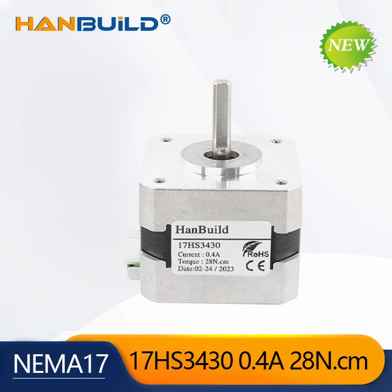 1PC 17HS3430 FreShipping 2 Phase 0.4A 28N.CM 4 Leads 42 linear motor For 3D Printer CNC Laser Accessories Nema17 Stepper Motor
1PC 17HS3430 FreShipping 2 Phase 0.4A 28N.CM 4 Leads 42 linear motor For 3D Printer CNC Laser Accessories Nema17 Stepper Motor