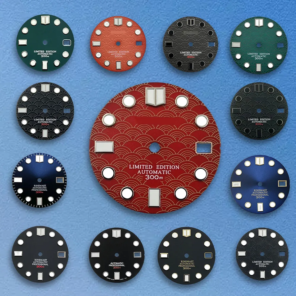 S Logo Scale Dial Fit28.5mm NH35/NH36/4R/7S Movement Green Luminous Diving High-Quality Watch Modification Accessories
S Logo Scale Dial Fit28.5mm NH35/NH36/4R/7S Movement Green Luminous Diving High-Quality Watch Modification Accessories 