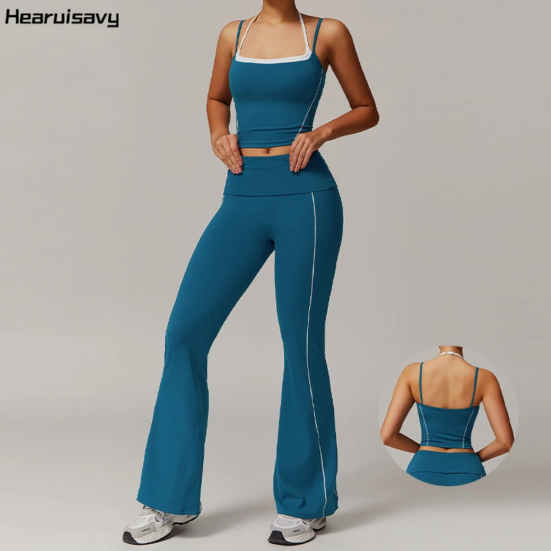 Hearuisavy 2Pcs Sports Set Women Quick-Drying Casual Yoga Clothing Backless Gym Set Women Tracksuit Running Fitness Suit Female
Hearuisavy 2Pcs Sports Set Women Quick-Drying Casual Yoga Clothing Backless Gym Set Women Tracksuit Running Fitness Suit Female