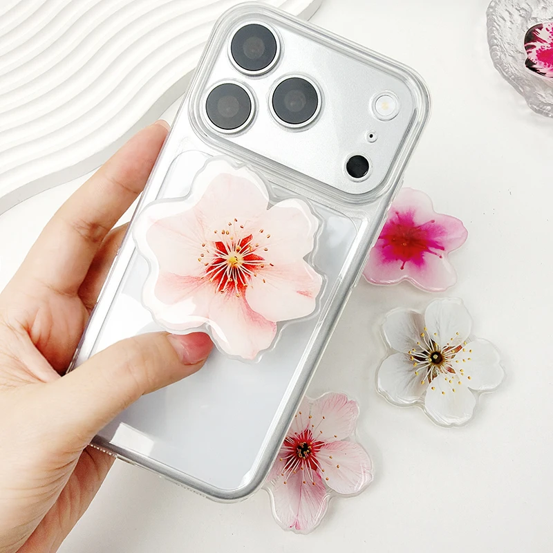 Cute Expanding Grip Best-selling Flower Acrylic Stand Socket Grips Handheld Phone Holder Mobile Phone Stand Girl Gifts
Cute Expanding Grip Best-selling Flower Acrylic Stand Socket Grips Handheld Phone Holder Mobile Phone Stand Girl Gifts