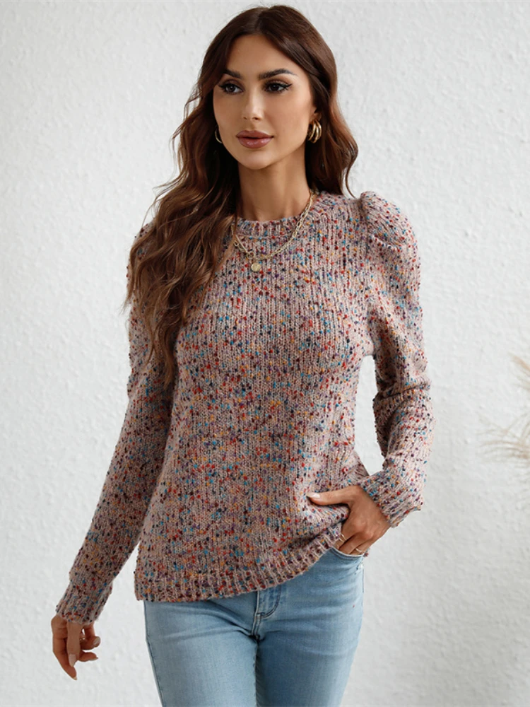 Sweater Woman Winter 2023 Autumn O-Neck Knitted Tops Long Sleeve Top Solid Temperament Commuter Korean Fashion Female Pullover
Sweater Woman Winter 2023 Autumn O-Neck Knitted Tops Long Sleeve Top Solid Temperament Commuter Korean Fashion Female Pullover