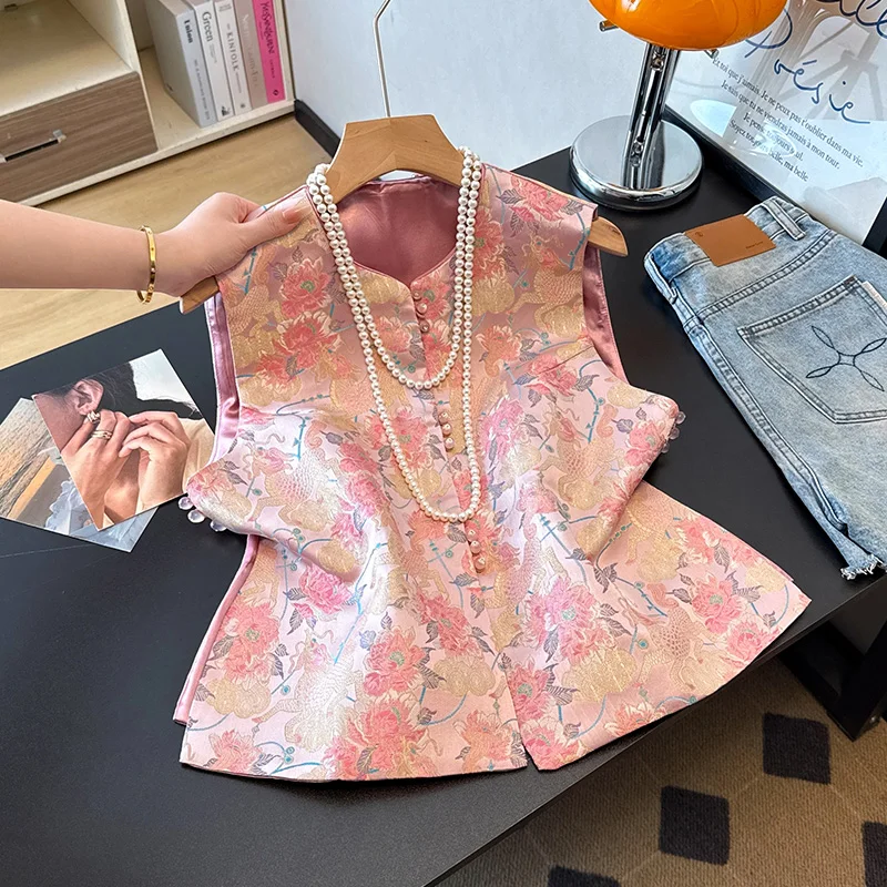 New Chinese Style Women's Jacket Embroidered Satin Classical Button up Heavy Stitching National Style Top Coat Spring Summer
New Chinese Style Women's Jacket Embroidered Satin Classical Button up Heavy Stitching National Style Top Coat Spring Summer