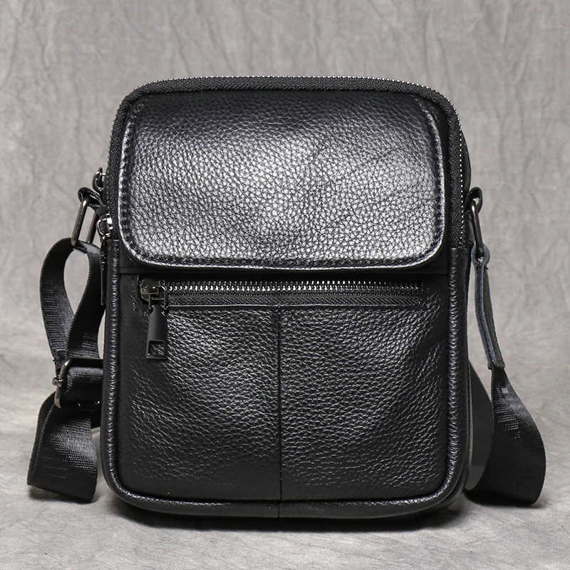 Genuine Leather Men's Shoulder Bags Husband Small Crossbody Messenger Bag Cowhide Man Zipper Designer Party Bags Gift
Genuine Leather Men's Shoulder Bags Husband Small Crossbody Messenger Bag Cowhide Man Zipper Designer Party Bags Gift