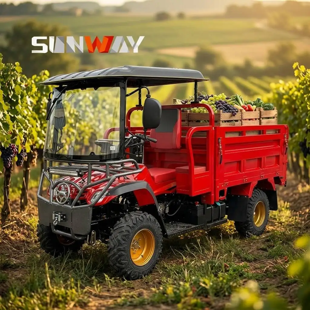 Premium Agricultural 4x4 6x6 ATV Utility Vehicle Off-Road All-Terrain Orchard Cargo Transport Heavy-Duty Farm Equipment
Premium Agricultural 4x4 6x6 ATV Utility Vehicle Off-Road All-Terrain Orchard Cargo Transport Heavy-Duty Farm Equipment