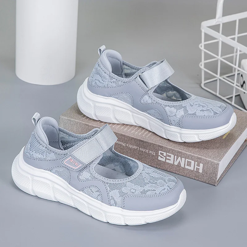Новинка 2023 года, летние ультралегкие дышащие противоскользящие износостойкие повседневные туфли, удобная мягкая женская обувь для фитнеса и ходьбы
Новинка 2023 года, летние ультралегкие дышащие противоскользящие износостойкие повседневные туфли, удобная мягкая женская обувь для фитнеса и ходьбы