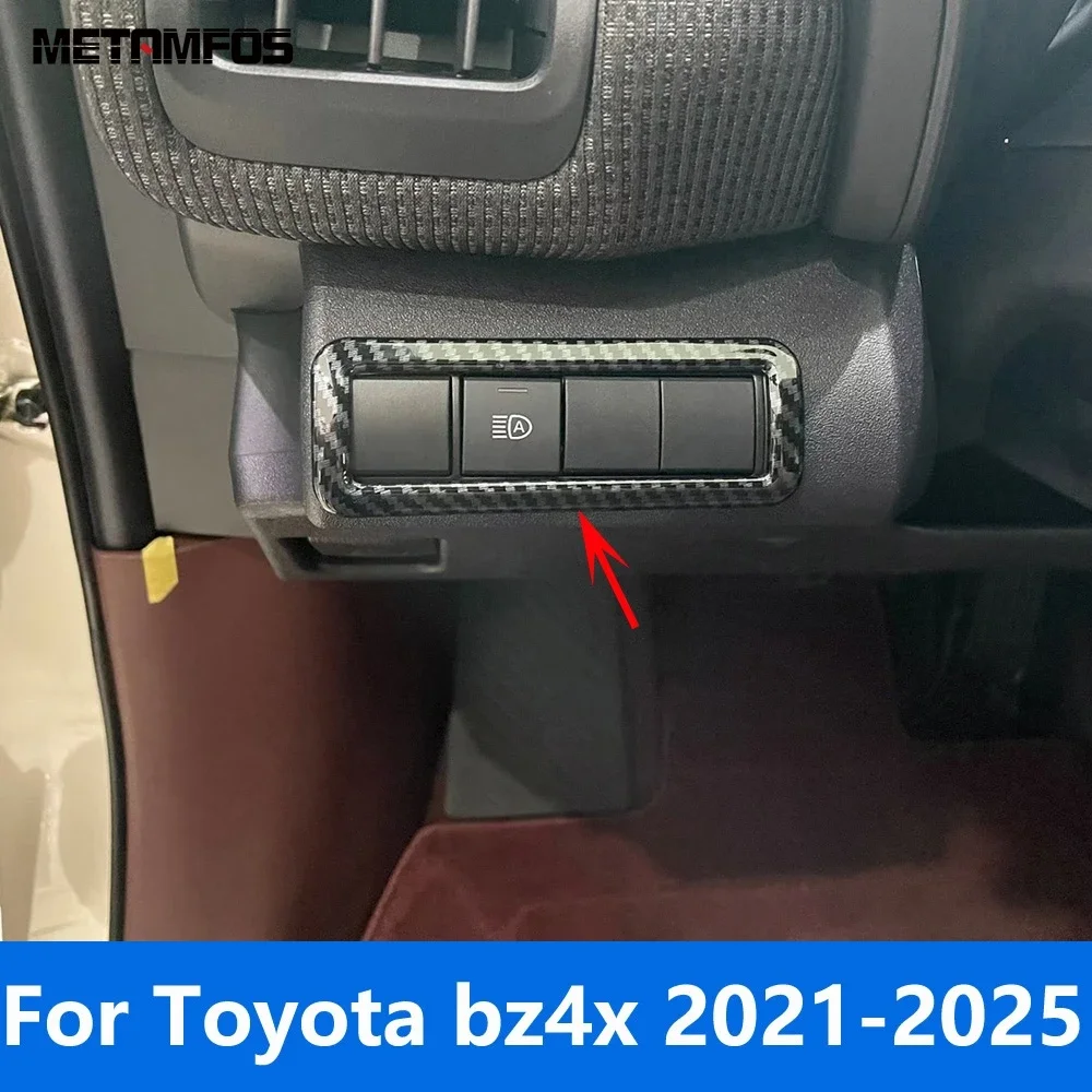 Кнопка переключения фар, накладка накладки для Toyota bz4x 2021 2022 2023 2024 2025, аксессуары для интерьера из углеродного волокна, Стайлинг автомобиля
Кнопка переключения фар, накладка накладки для Toyota bz4x 2021 2022 2023 2024 2025, аксессуары для интерьера из углеродного волокна, Стайлинг автомобиля