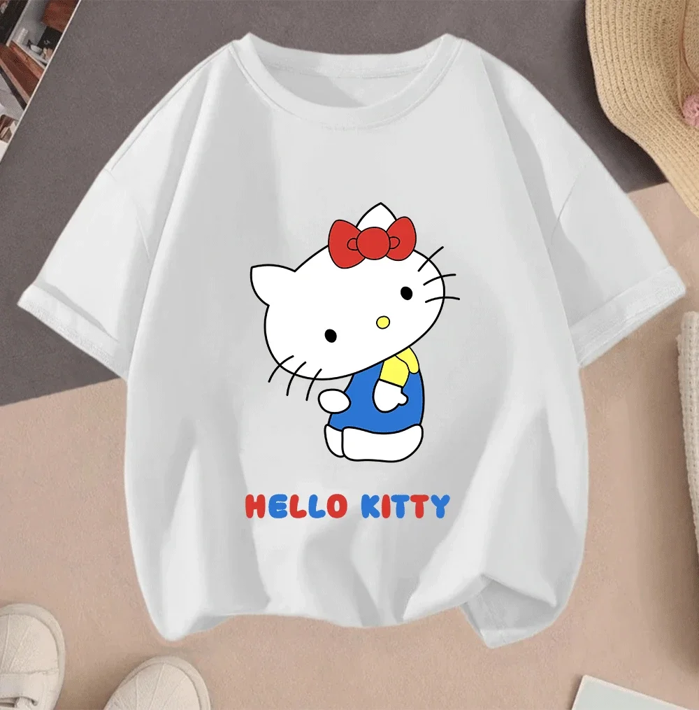 New Hot Sale Hello Kitty 2D Cartoon Print Casual Summer Short Sleeve Tops 2026 For Teenagers Kids Boys Girls
New Hot Sale Hello Kitty 2D Cartoon Print Casual Summer Short Sleeve Tops 2026 For Teenagers Kids Boys Girls