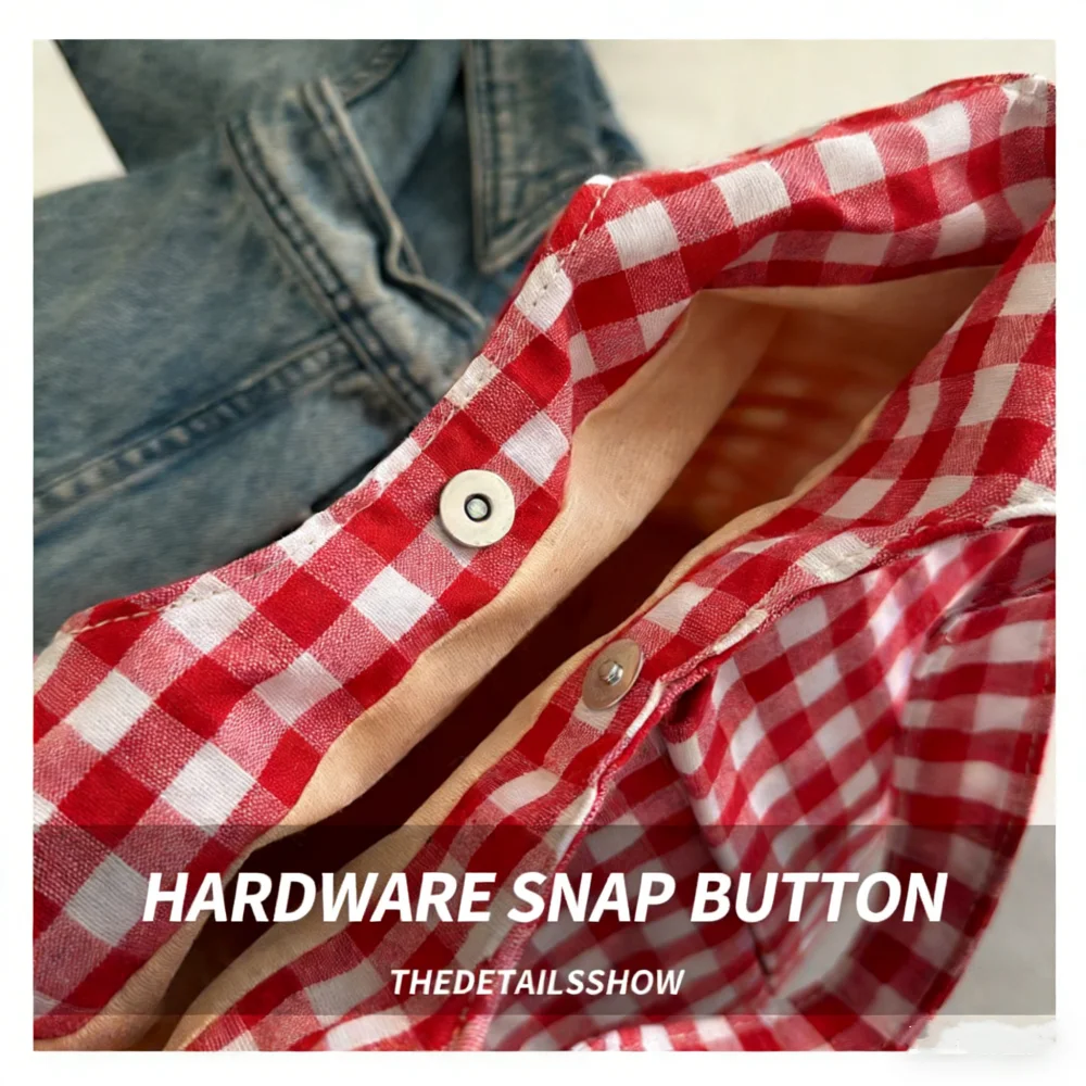 Casual Canvas Shoulder Purse Spacious Shopping Tote Bag Versatile Tote Reliable Red Plaid Tote Bag For Daily Use Shopping Travel
Casual Canvas Shoulder Purse Spacious Shopping Tote Bag Versatile Tote Reliable Red Plaid Tote Bag For Daily Use Shopping Travel