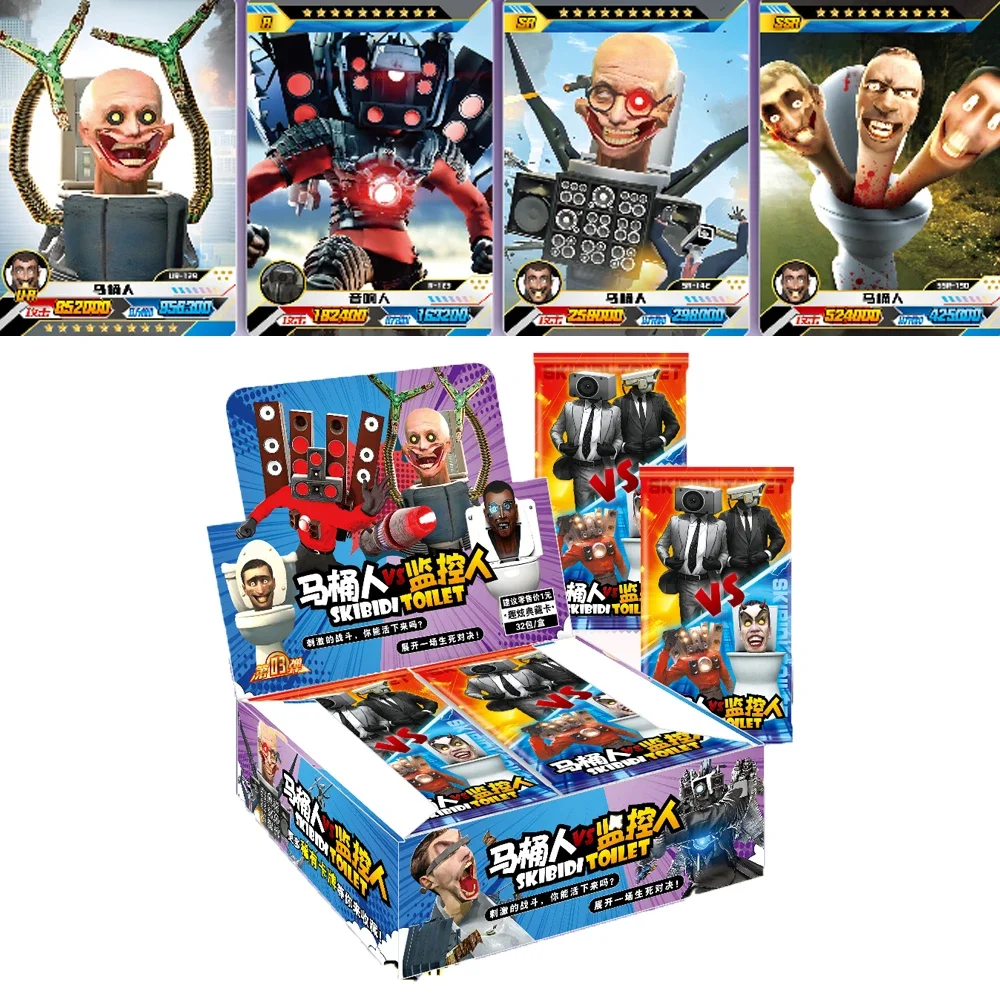 Original Toilet Man Electric Saw Man Cards Anime Monitor People Rare Flash Collection Card Children Hobby Birthday Gifts Toys
Original Toilet Man Electric Saw Man Cards Anime Monitor People Rare Flash Collection Card Children Hobby Birthday Gifts Toys