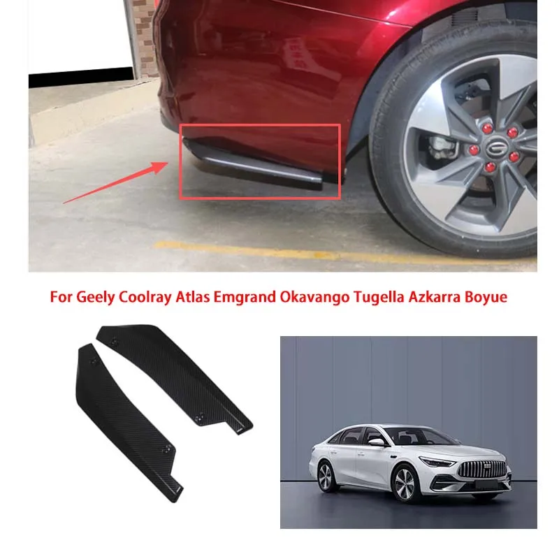 Pair For Geely Car Front Rear Bumper Lip Splitter Scratch Protector 44.5cm Winglets Side Skirt Extension
Pair For Geely Car Front Rear Bumper Lip Splitter Scratch Protector 44.5cm Winglets Side Skirt Extension
