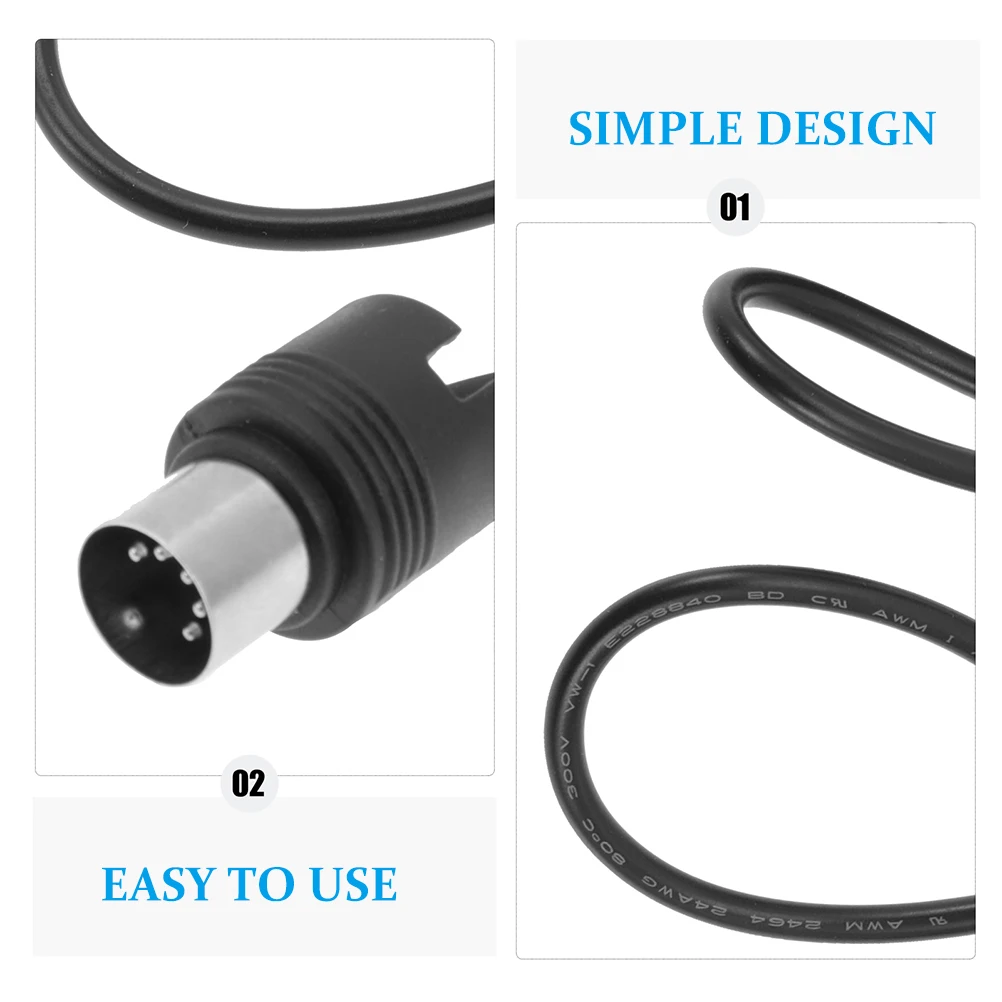 MIDI Connection Cable 1.5M Professional Instrument Line Male To Male Audio Card Accessory Electric Drum Keyboard Supply Durable
MIDI Connection Cable 1.5M Professional Instrument Line Male To Male Audio Card Accessory Electric Drum Keyboard Supply Durable