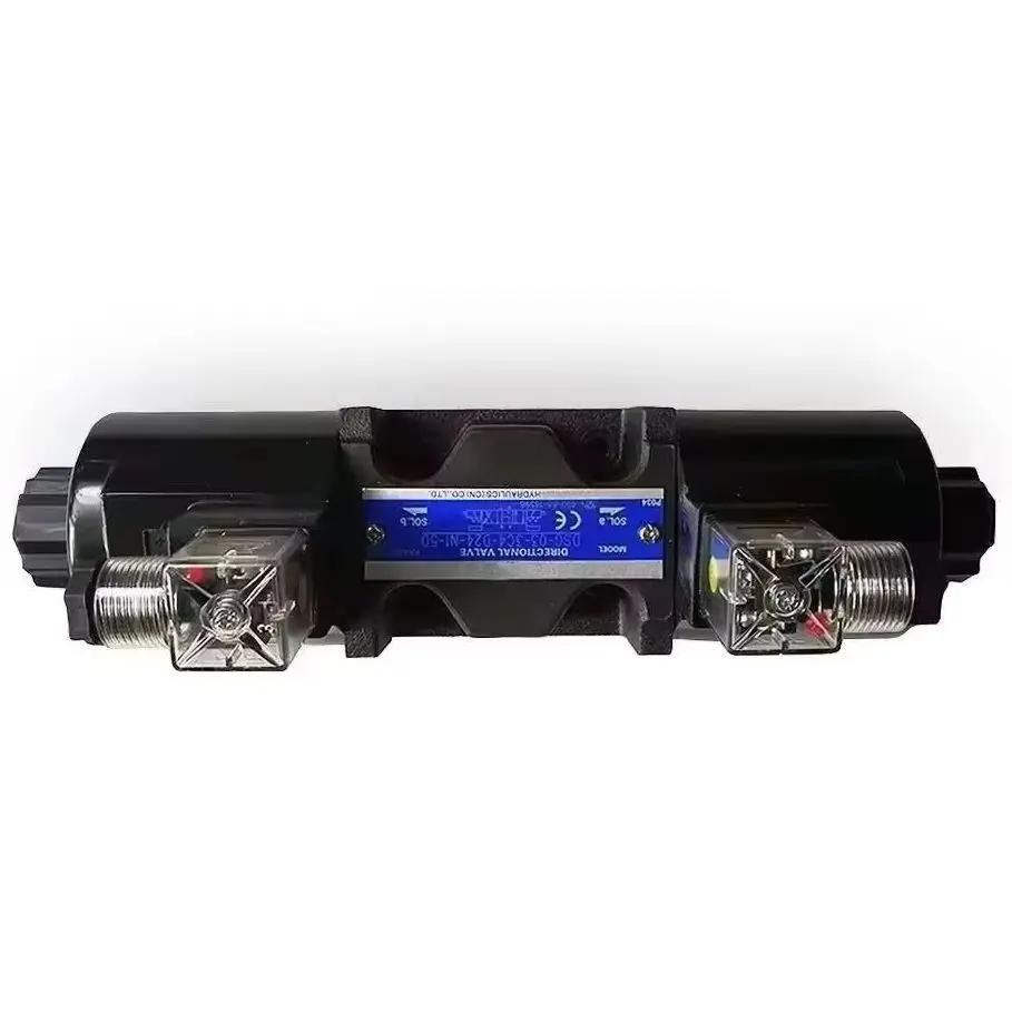 DSG-03 High Pressure Directional Control Valves DSG-03-3C2-D24-N1-50 DSG-03-3C2-A220-N1-50 Hydraulic Solenoid Operated Valve
DSG-03 High Pressure Directional Control Valves DSG-03-3C2-D24-N1-50 DSG-03-3C2-A220-N1-50 Hydraulic Solenoid Operated Valve