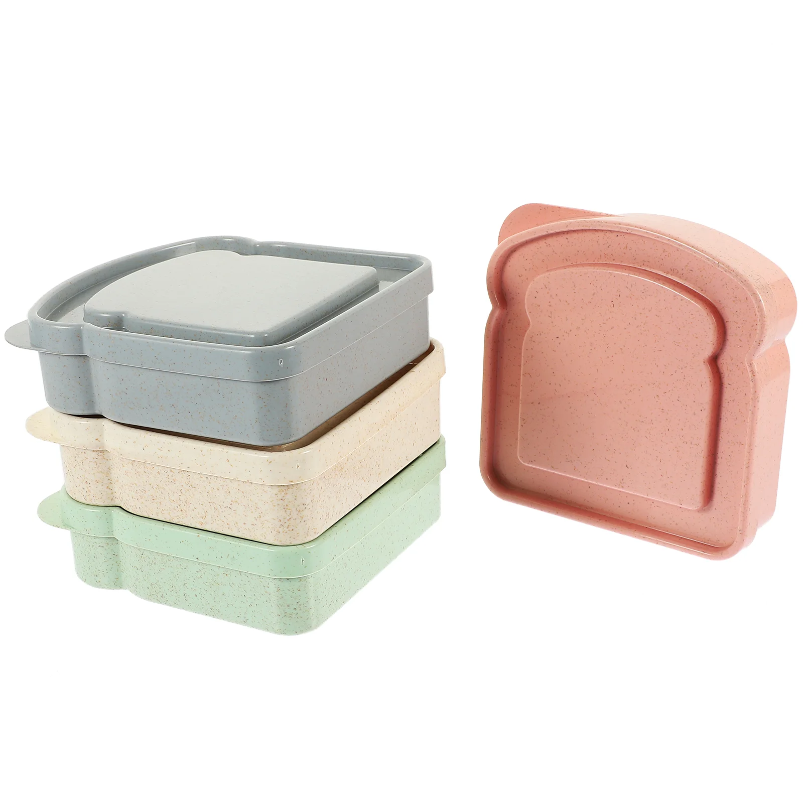 4 Pcs Sandwich Box Bread Container Containers Cake Kitchen Storage Bamboo Fiber Boxes Condiment Fruit
4 Pcs Sandwich Box Bread Container Containers Cake Kitchen Storage Bamboo Fiber Boxes Condiment Fruit