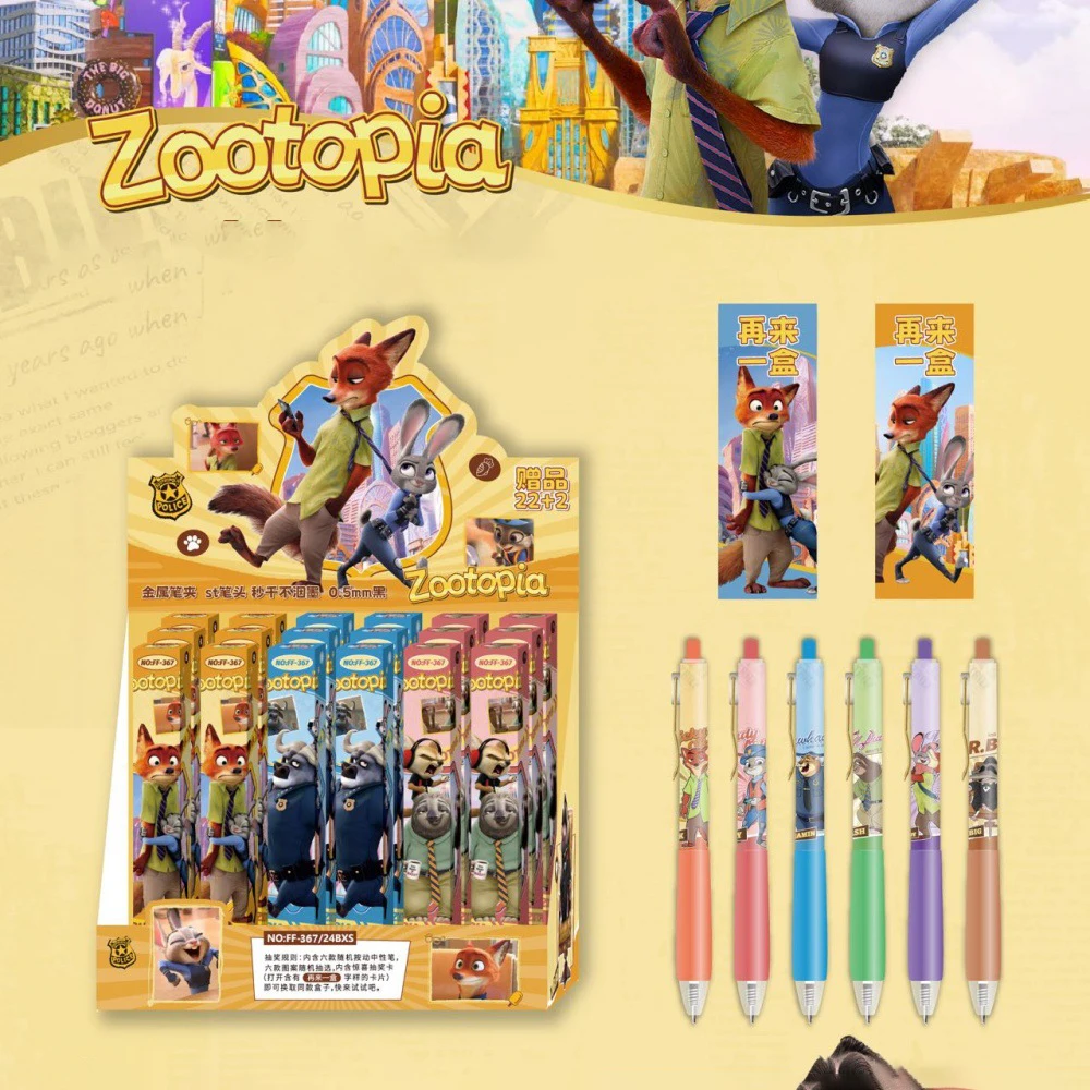 24 шт./лот Kawaii Zootopia Press гелевая ручка милые 0,5 мм черные чернила ручки для подписи рекламный подарок офисные школьные принадлежности
24 шт./лот Kawaii Zootopia Press гелевая ручка милые 0,5 мм черные чернила ручки для подписи рекламный подарок офисные школьные принадлежности