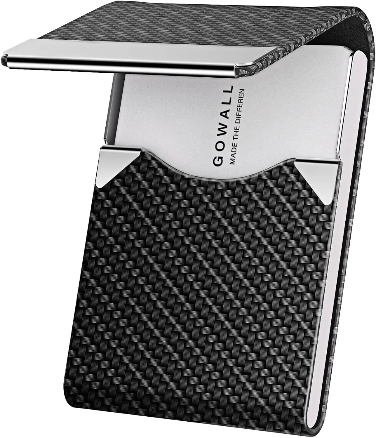 Slim Magnetic RFID Blocking Business Card Holder for Men and Women, Pocket-Sized Storage
Slim Magnetic RFID Blocking Business Card Holder for Men and Women, Pocket-Sized Storage