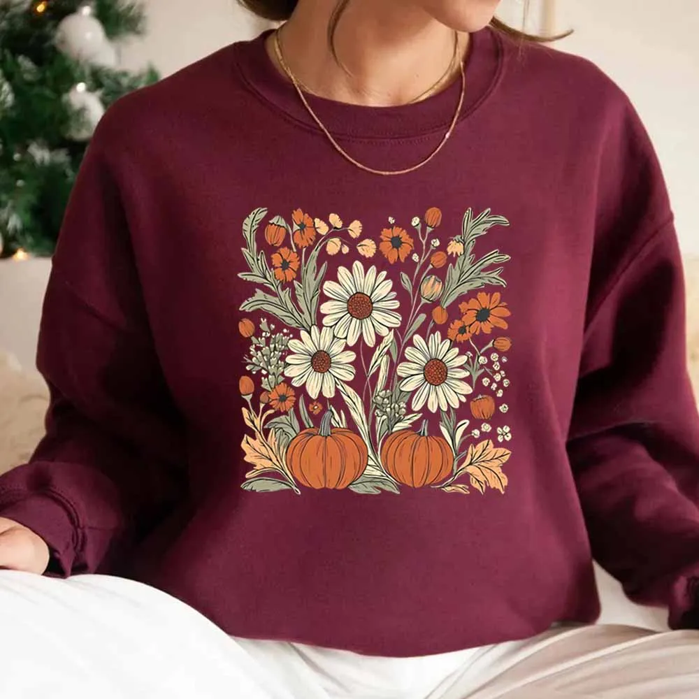 Осенняя толстовка с цветочным принтом в стиле бохо, осенняя толстовка с капюшоном в стиле ретро, осенний свитер с изображением тыквы, сезонный пуловер с графическим рисунком, осенние толстовки с длинными рукавами
Осенняя толстовка с цветочным принтом в стиле бохо, осенняя толстовка с капюшоном в стиле ретро, осенний свитер с изображением тыквы, сезонный пуловер с графическим рисунком, осенние толстовки с длинными рукавами