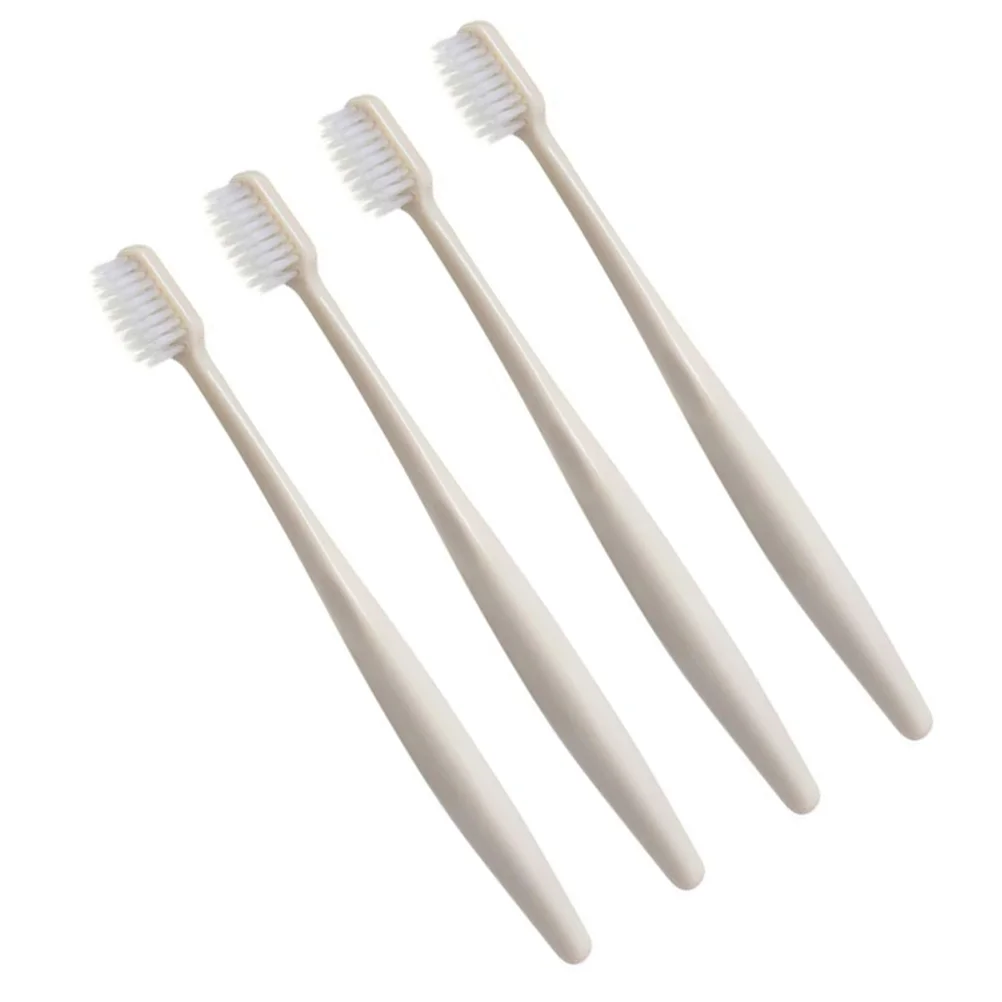 4Pcs Bristle Toothbrush Anti-bleeding Fine Hair Toothbrushes Plastic Bristle Toothbrushes for Adults (Khaki)
4Pcs Bristle Toothbrush Anti-bleeding Fine Hair Toothbrushes Plastic Bristle Toothbrushes for Adults (Khaki)