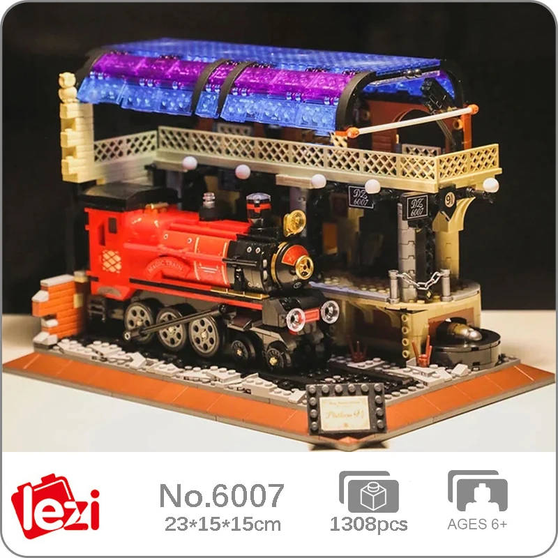 Lezi 6007 Magic Railway station Express Trains Tracks Steam locomotive Architecture Model Mini Blocks Bricks Building Toy No Box
Lezi 6007 Magic Railway station Express Trains Tracks Steam locomotive Architecture Model Mini Blocks Bricks Building Toy No Box
