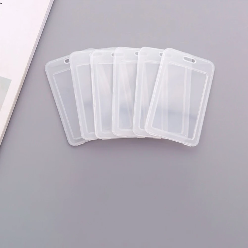 20PCS Card Cover Holder White Badge Small Clear ID Holders for Badges Work Permit Student Plastic Practical Design
20PCS Card Cover Holder White Badge Small Clear ID Holders for Badges Work Permit Student Plastic Practical Design