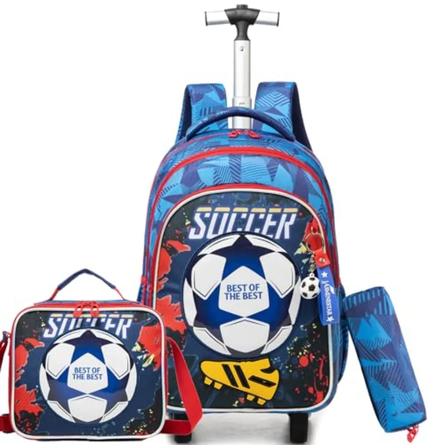 Backpack with Wheels for Boys Rolling Backpack for School Roller Backpacks for Backpacks with Lunch Box Pencil Case for Element
Backpack with Wheels for Boys Rolling Backpack for School Roller Backpacks for Backpacks with Lunch Box Pencil Case for Element