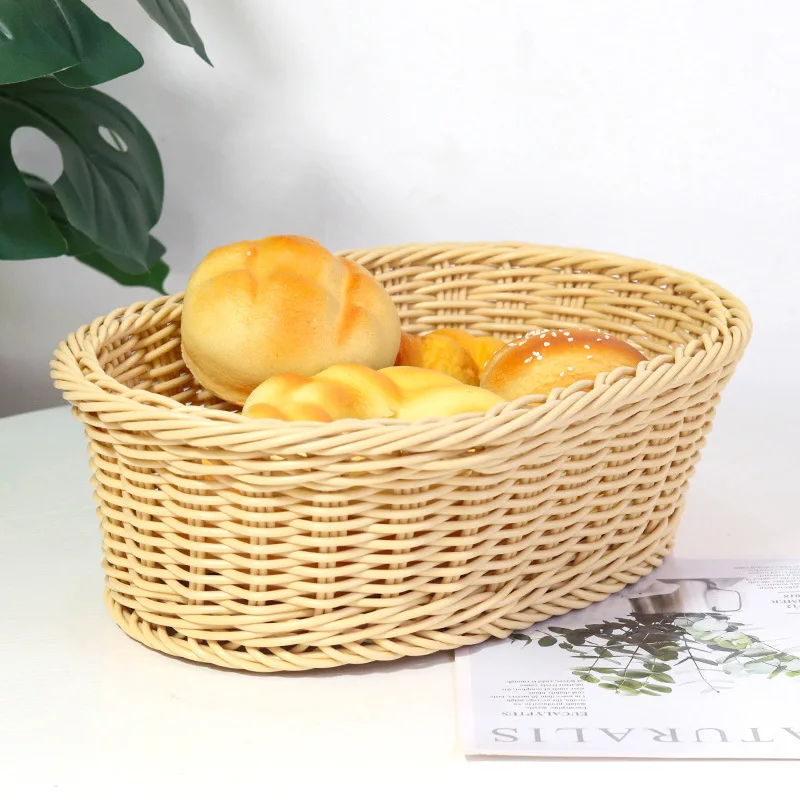 rattan basket, oval bread, fruit basket, supermarket hotel household snack storage
rattan basket, oval bread, fruit basket, supermarket hotel household snack storage