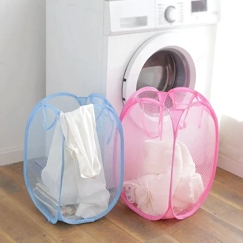 Collapsible Mesh Laundry Hamper Foldable Dirty Clothes Storage Basket Shower Room Bedroom Portable Business Travel Organizer
Collapsible Mesh Laundry Hamper Foldable Dirty Clothes Storage Basket Shower Room Bedroom Portable Business Travel Organizer