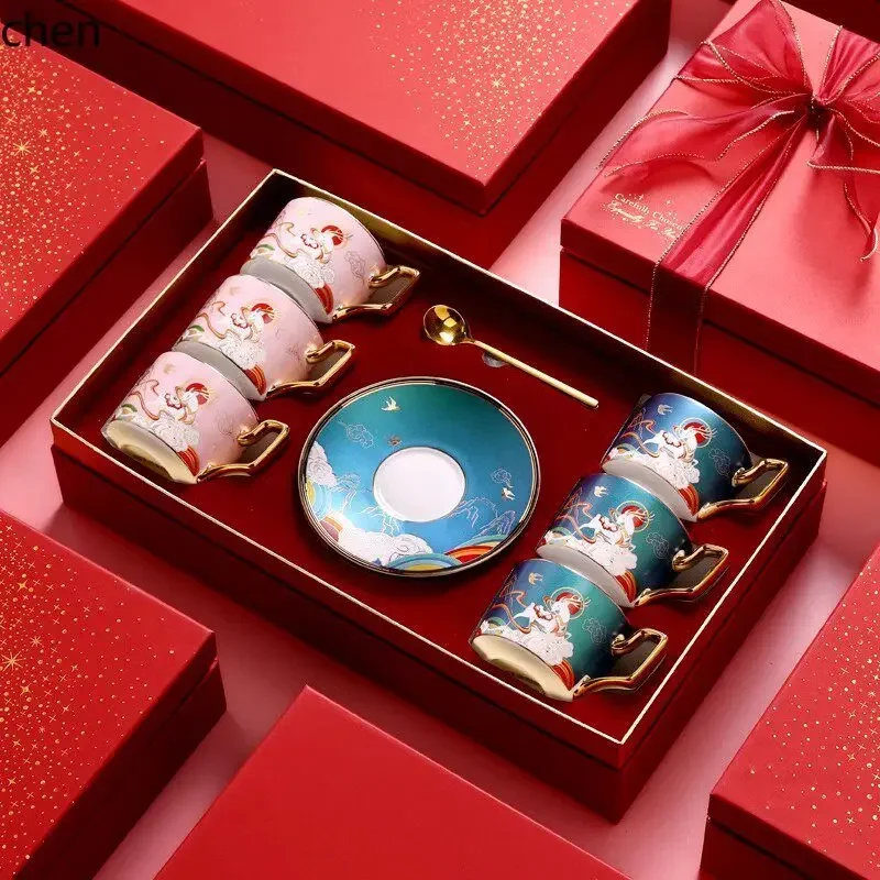 A8 luxury ceramic coffee cup set - afternoon tea cups, housewarming gift, wedding gift, gift box set
A8 luxury ceramic coffee cup set - afternoon tea cups, housewarming gift, wedding gift, gift box set