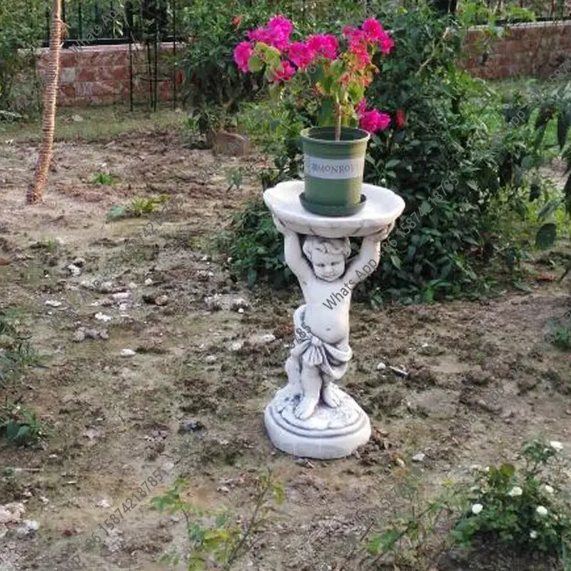 X30 Garden Figure Creative Bird Feeder Flower Pot Floor Garden Craft European Flower Ware Garden Sculpture Ornament
X30 Garden Figure Creative Bird Feeder Flower Pot Floor Garden Craft European Flower Ware Garden Sculpture Ornament
