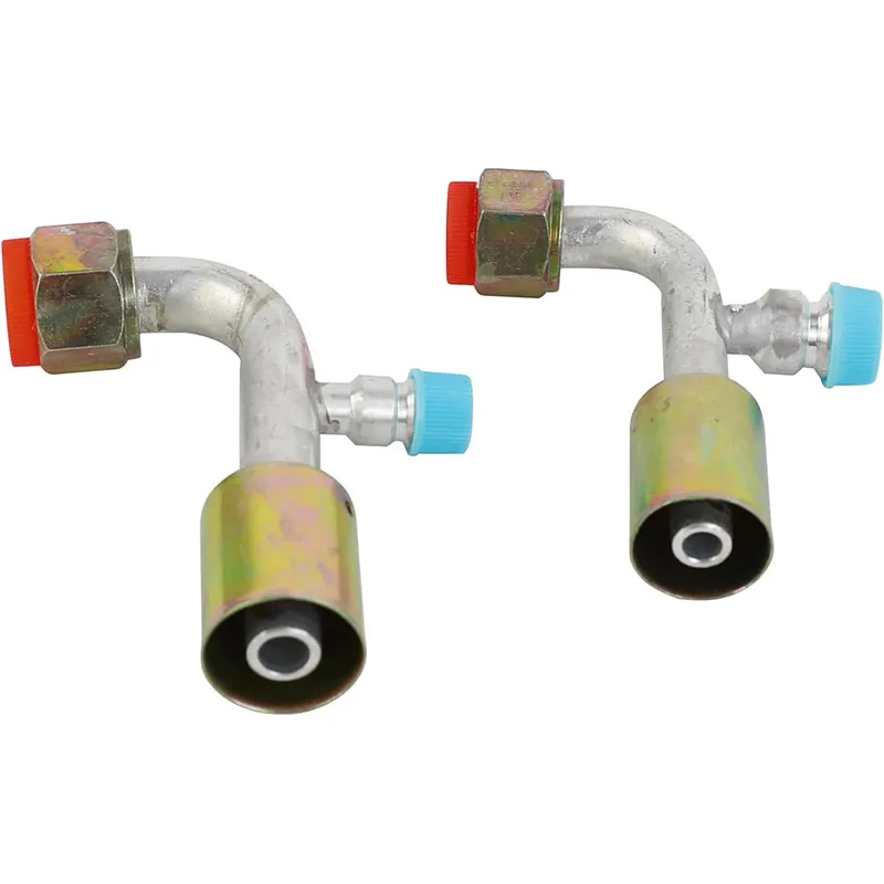 Ac Fitting #8
 Female Oring Beadlock 90 Degree w R134a High Low Pressure Valv
Ac Fitting #8
 Female Oring Beadlock 90 Degree w R134a High Low Pressure Valv