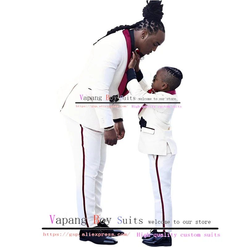 White Boys Suit For Wedding Floral Jacket Pants Bow Tie 2 Piece Set Fashion Kids Clothes 2-16 Years Custom Blazer Child
White Boys Suit For Wedding Floral Jacket Pants Bow Tie 2 Piece Set Fashion Kids Clothes 2-16 Years Custom Blazer Child
