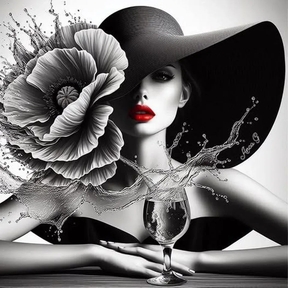 Elegant Woman 5D Diamond Painting for Adults DIY Full Drill Round Diamond Gems Painting Art Craft for Home Decor Woman With Hat
Elegant Woman 5D Diamond Painting for Adults DIY Full Drill Round Diamond Gems Painting Art Craft for Home Decor Woman With Hat