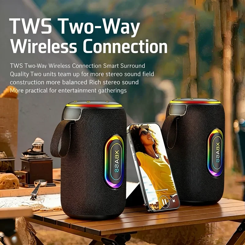 Bluetooth-колонки, беспроводной уличный сабвуфер, подарки на день рождения для дома, вечеринки, TF-карта, RGB-подсветка, велосипедные портативные Bluetooth-колонки
Bluetooth-колонки, беспроводной уличный сабвуфер, подарки на день рождения для дома, вечеринки, TF-карта, RGB-подсветка, велосипедные портативные Bluetooth-колонки