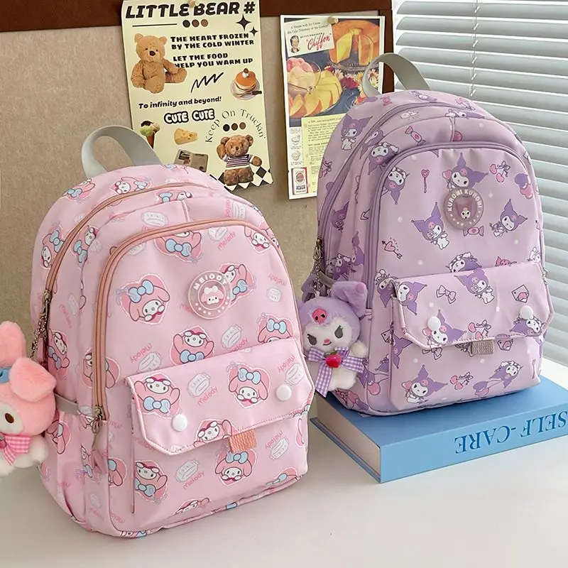 Anime Sanrio Kuromi My Melody Cinnamoroll Printed Backpack Spine Protection School Bag for Kids Kindergarten Primary School Cute
Anime Sanrio Kuromi My Melody Cinnamoroll Printed Backpack Spine Protection School Bag for Kids Kindergarten Primary School Cute