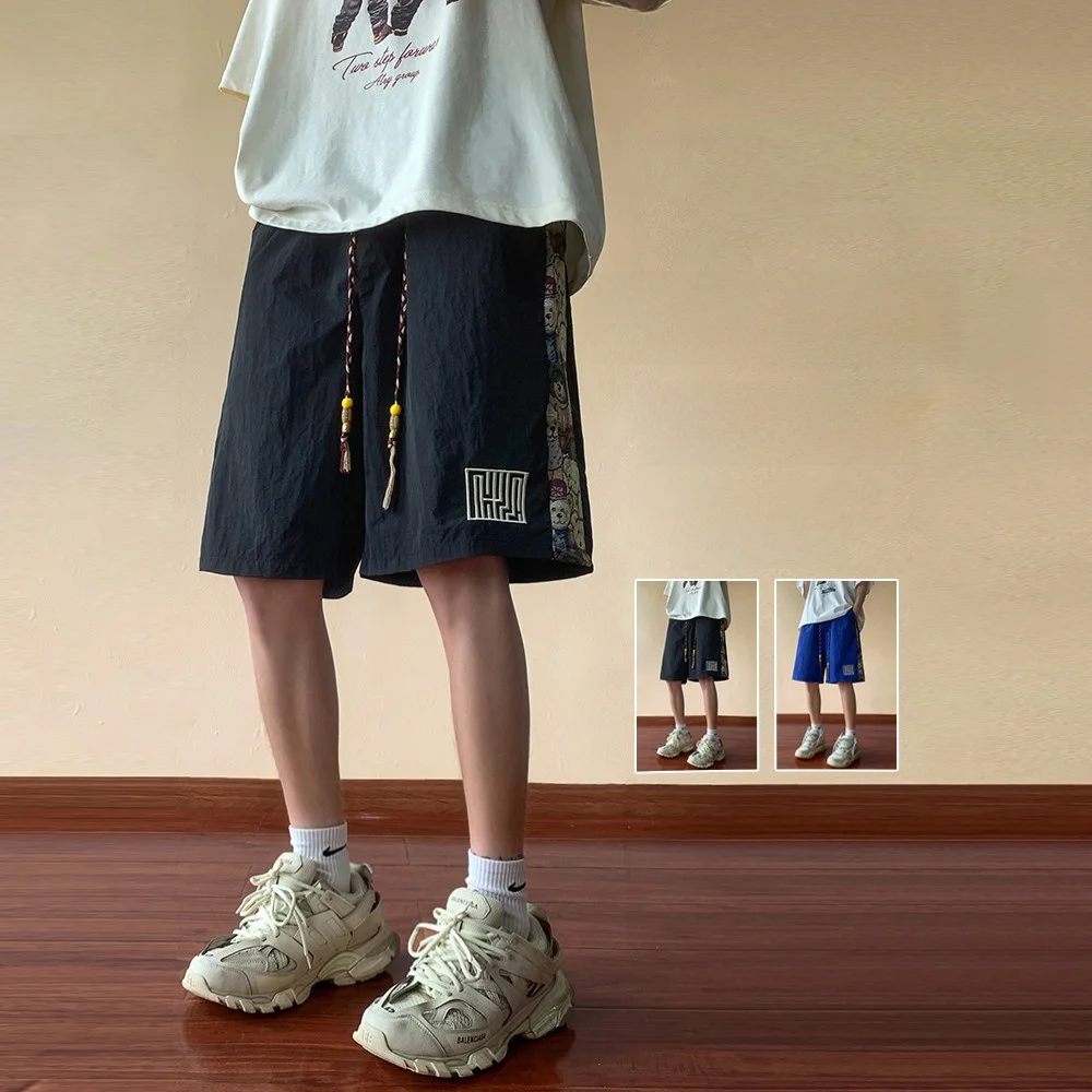 Мужские летние тонкие быстросохнущие спортивные брюки Bear Patchwork из ледяного шелка, свободные, дышащие, прямого кроя, длиной до колена
Мужские летние тонкие быстросохнущие спортивные брюки Bear Patchwork из ледяного шелка, свободные, дышащие, прямого кроя, длиной до колена