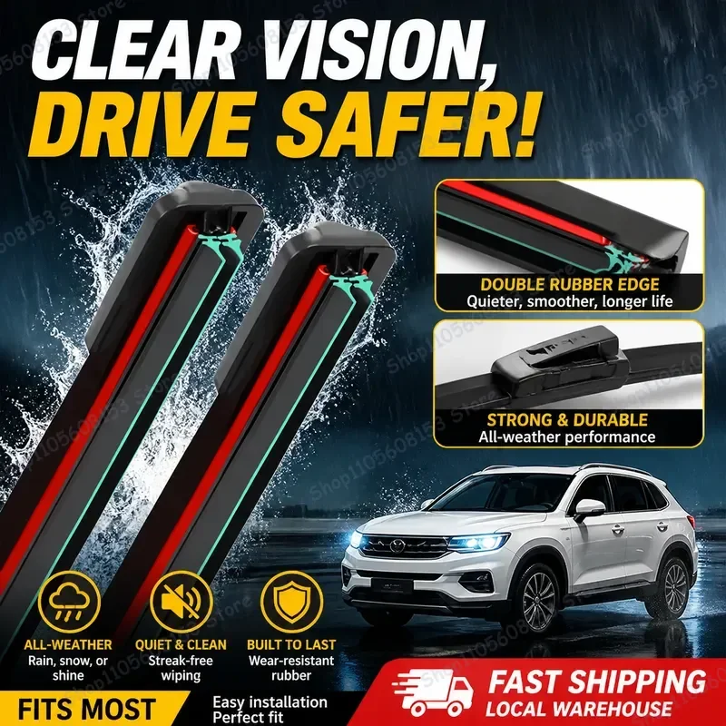 For Changan CS35 CS35 Plus 2012–2022 Front Rear Windshield Wiper Blades All-Weather Silicone Refillable Auto Wipers Car
For Changan CS35 CS35 Plus 2012–2022 Front Rear Windshield Wiper Blades All-Weather Silicone Refillable Auto Wipers Car