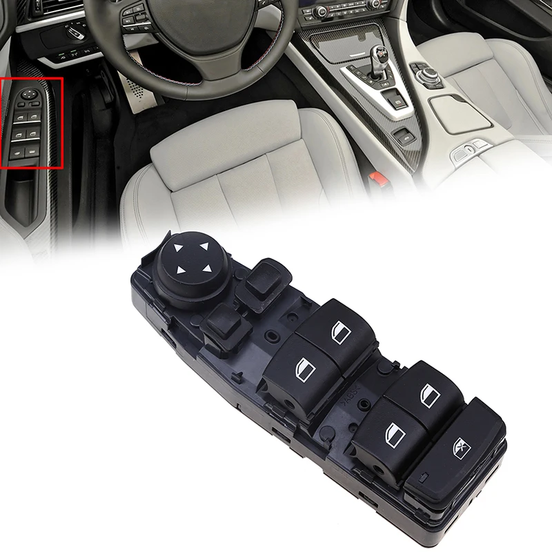Black Car Driving Position Master Power Window Control Switch Panel for BMW 5-Series F10 Sedan 2011-2015 2016 2017 61319241955
Black Car Driving Position Master Power Window Control Switch Panel for BMW 5-Series F10 Sedan 2011-2015 2016 2017 61319241955