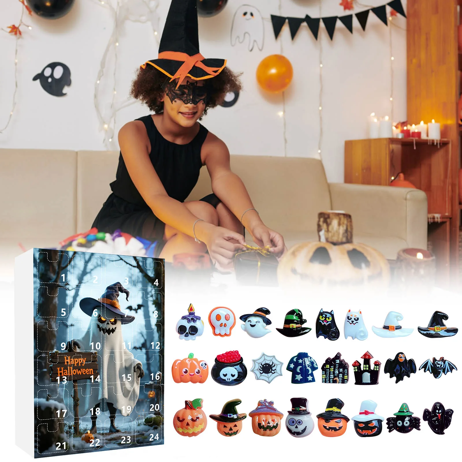 Halloween Advent Calendar 2025 Advent Calendar with 24 Collectible for Kid Adult Teen Halloween Countdown Calendar gift for kids
Halloween Advent Calendar 2025 Advent Calendar with 24 Collectible for Kid Adult Teen Halloween Countdown Calendar gift for kids
